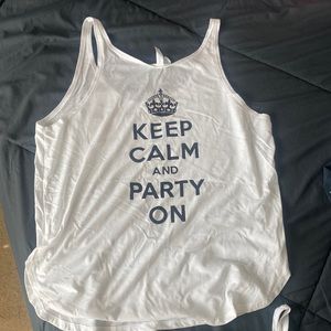 Keep Calm Tank top white - XL